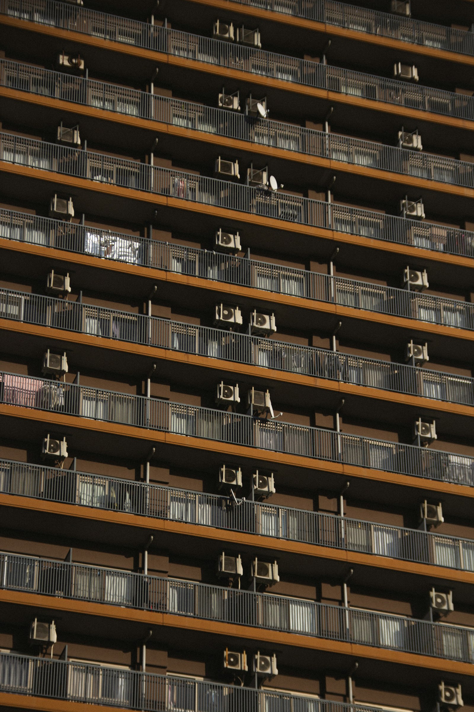 日本のマンションの外観